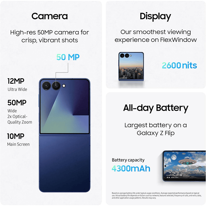Samsung Galaxy Z Flip 7 256GB|12GB RAM 8