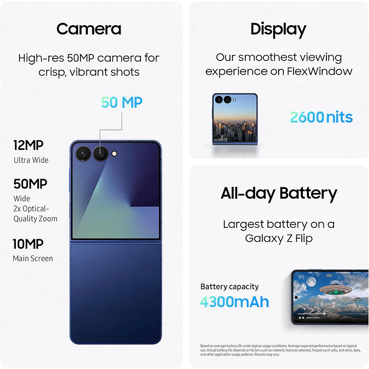 Samsung Galaxy Z Flip 7 512GB|12GB RAM 8