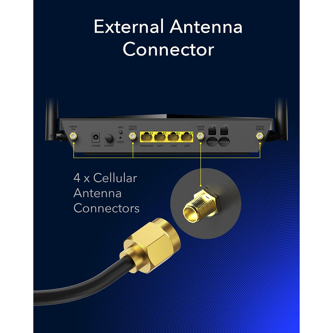 Cudy LT700 AC1200 4G LTE Cat6 Wi-Fi Router 6