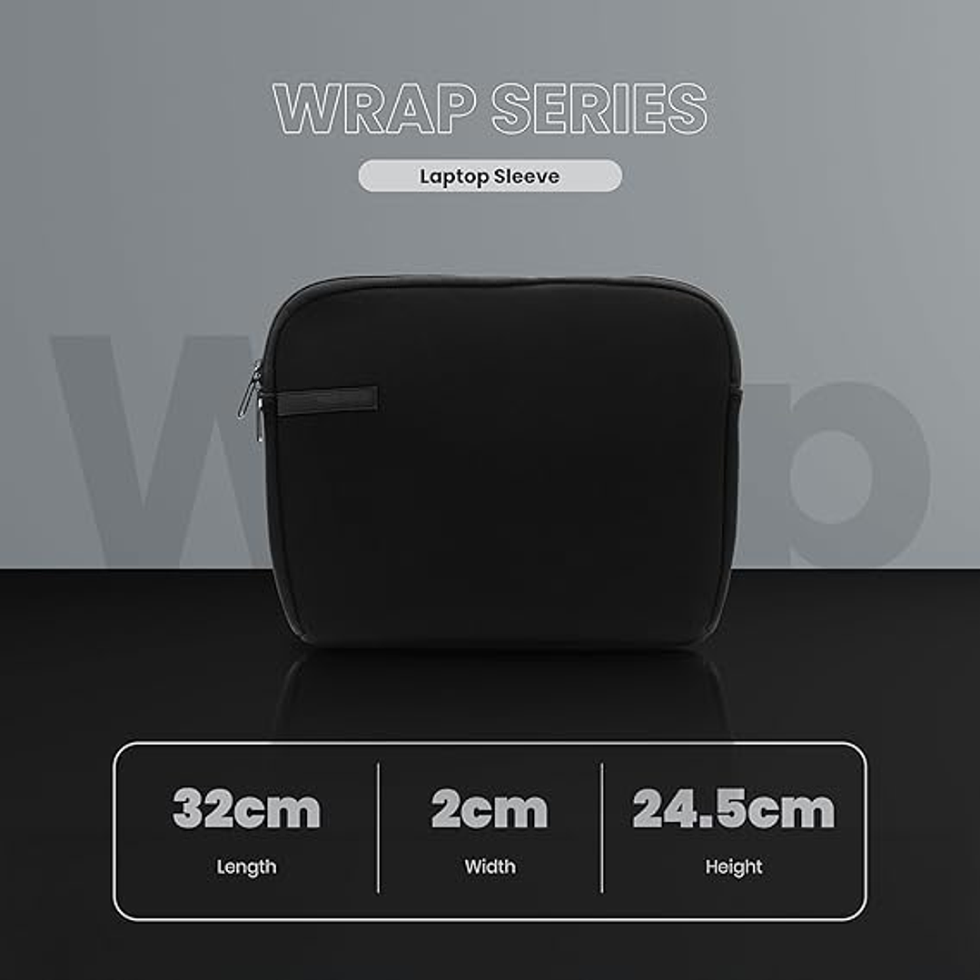 Volkano 13.3” Wrap Laptop Sleeve - Black 6