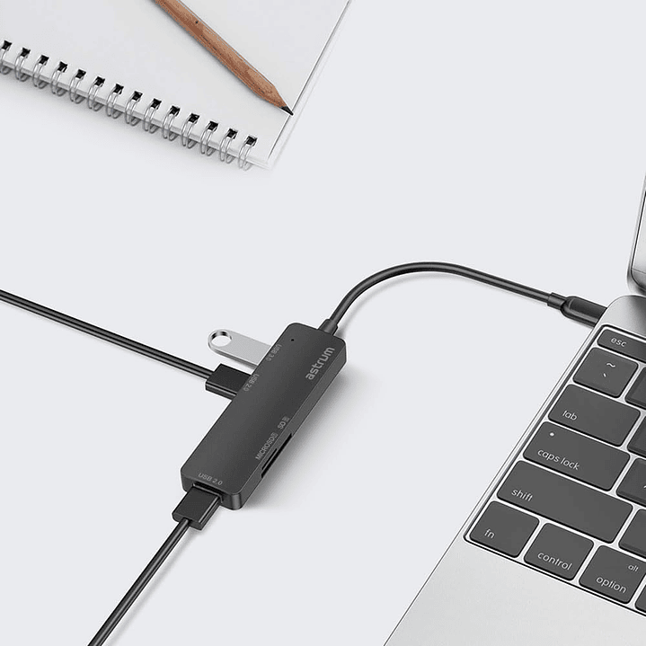 Astrum UH030 USB C to USB-A Multiport & Card Reader Hub  5