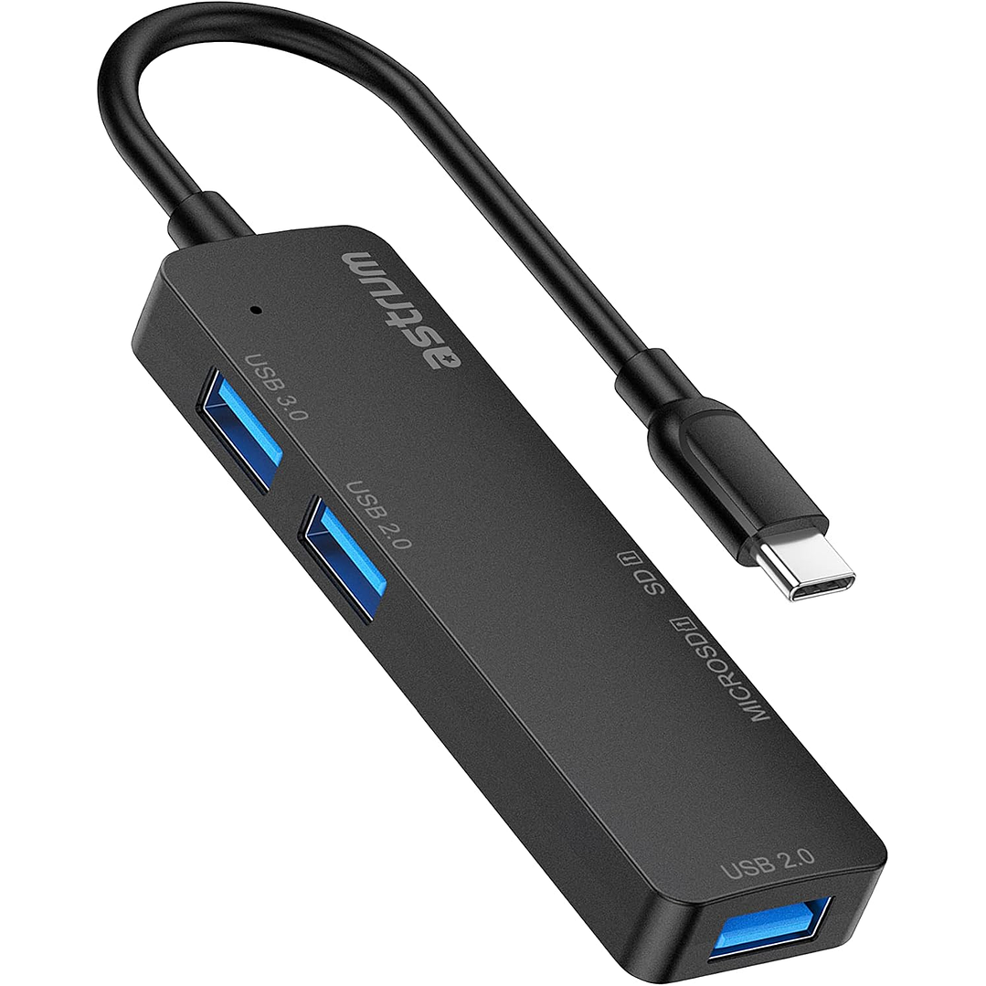 Astrum UH030 USB C to USB-A Multiport & Card Reader Hub  1