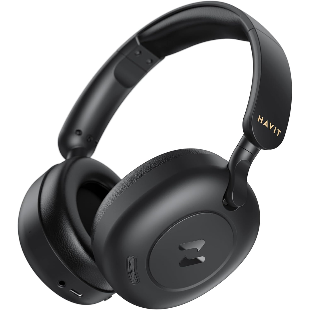 Havit H655BT Hybrid Active Noise Cancelling Wireless Headphones 1