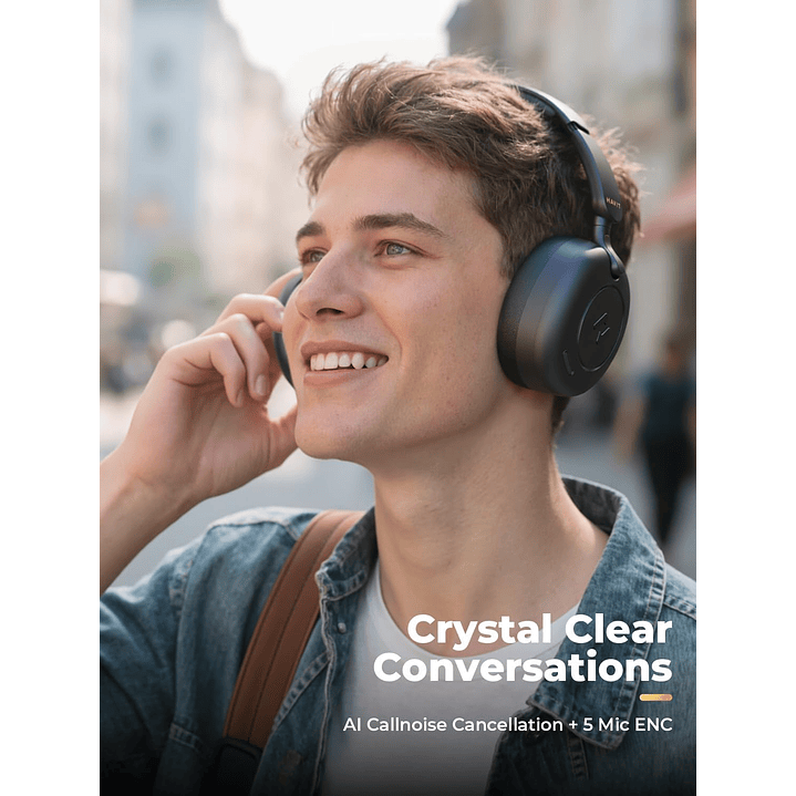 Havit H655BT Hybrid Active Noise Cancelling Wireless Headphones 4