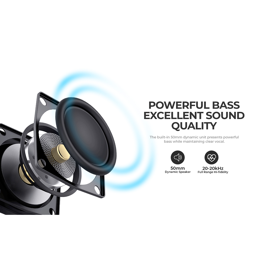 Havit SK885BT Colorful RGB Light Wireless Waterproof Speaker 6