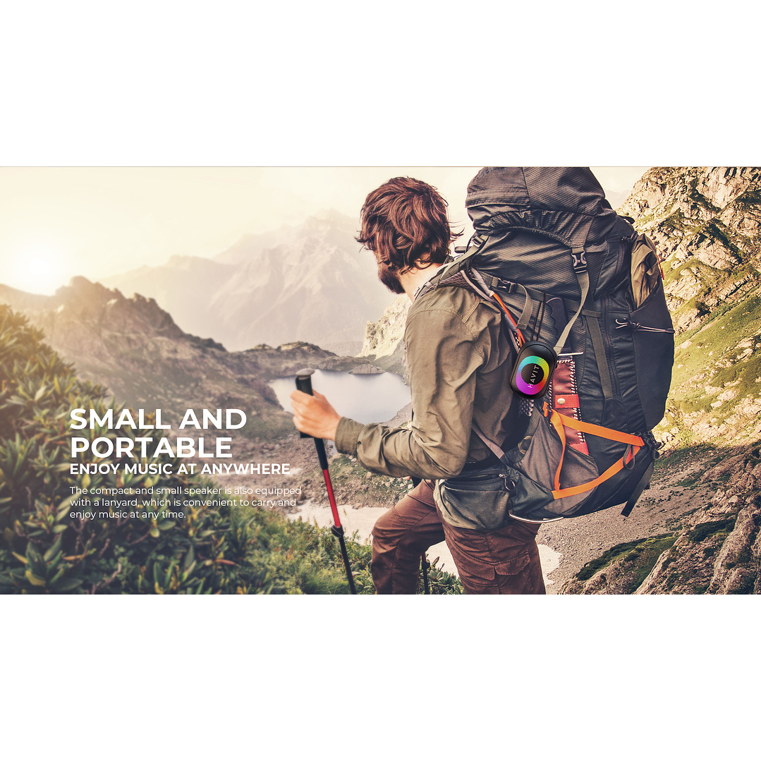 Havit SK885BT Colorful RGB Light Wireless Waterproof Speaker 11