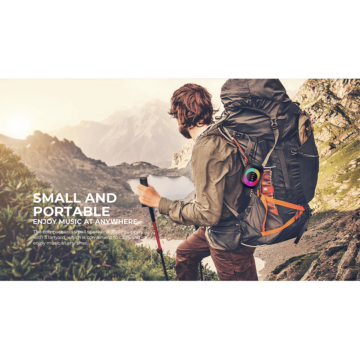 Havit SK885BT Colorful RGB Light Wireless Waterproof Speaker 11