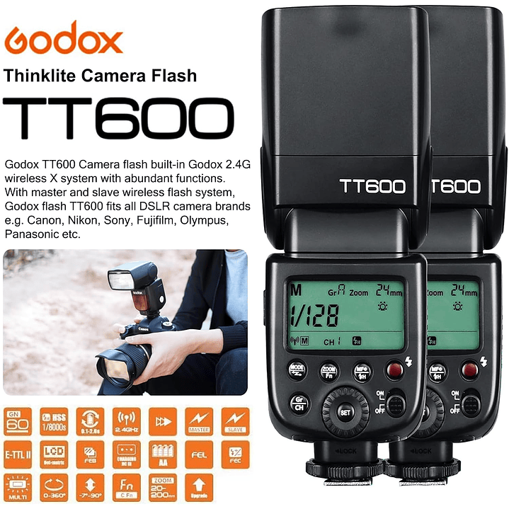 Godox TT600 Camera Flash Speedlite 8