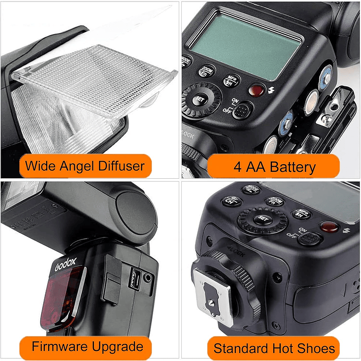Godox TT600 Camera Flash Speedlite 9