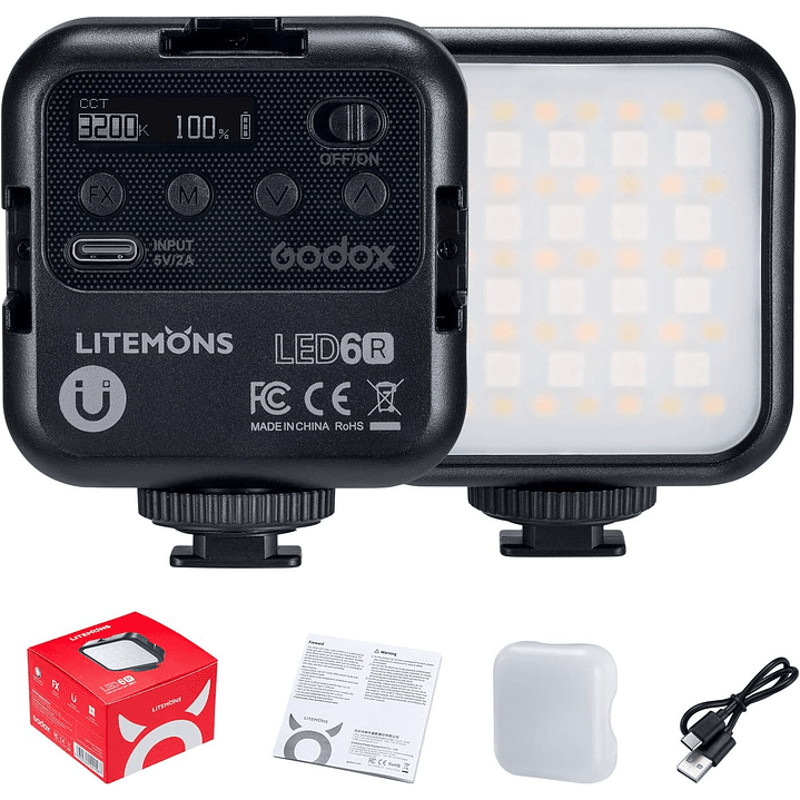 Godox LITEMONS LED6R Luz de Vídeo RGB 6
