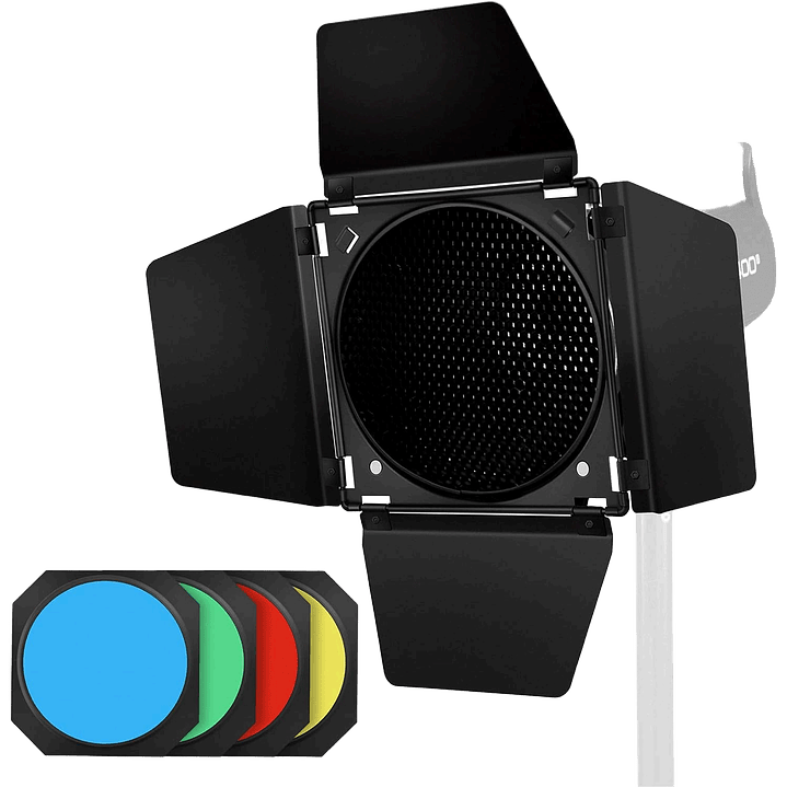 Godox Barn Door com Honeycomb Grid 1