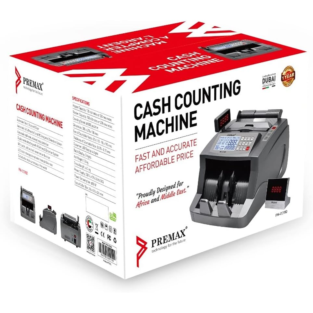 Contador de Notas PREMAX - CC90D 3