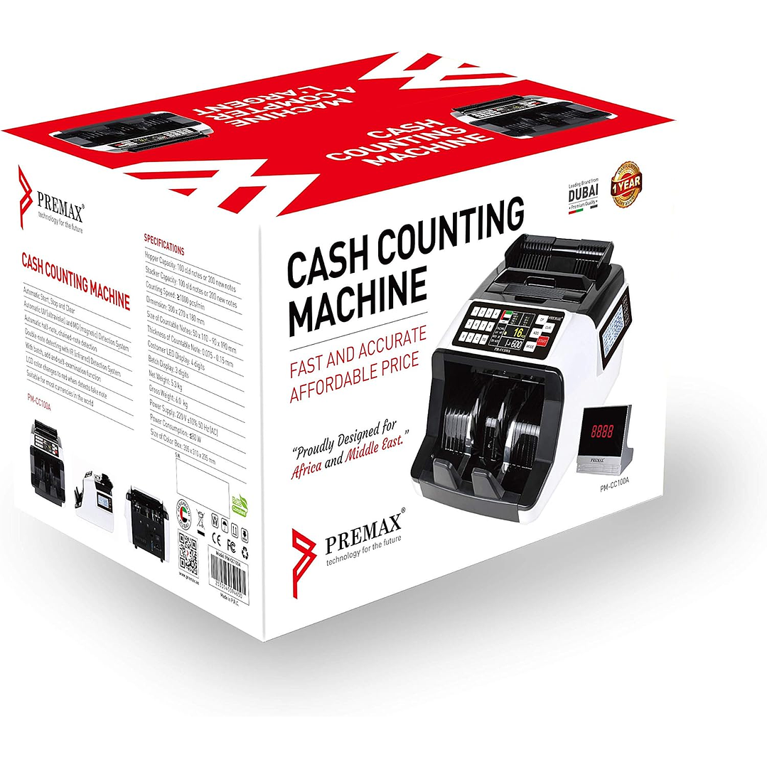 Contador de Notas PREMAX - CC100A 4