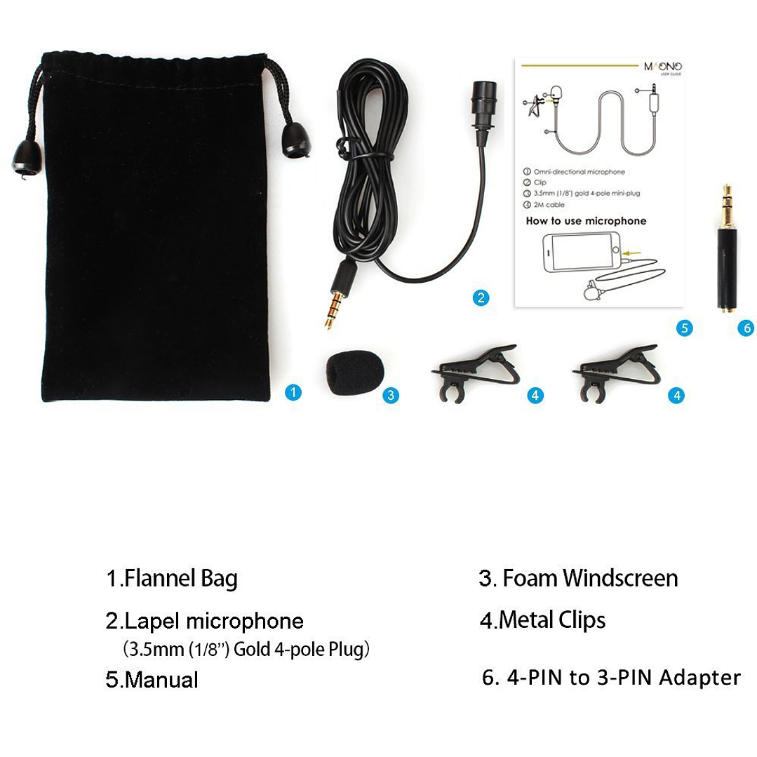 Maono AU-402L Lavalier Microphone 3