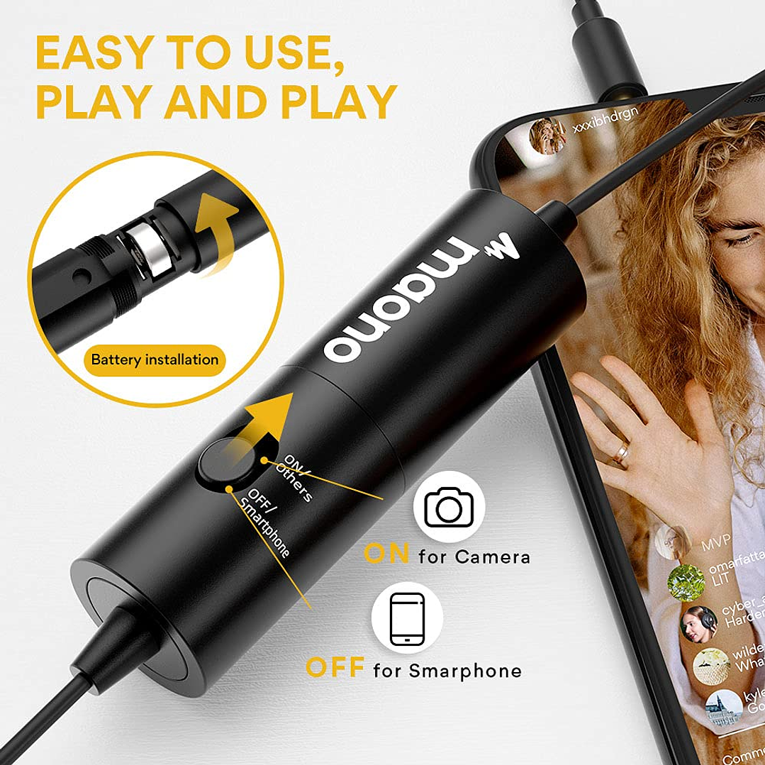 Maono AU-100 Lavalier Microphone 6