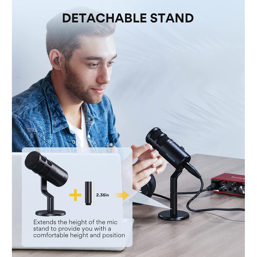 Maono PD100 XLR Podcast Microphone 5