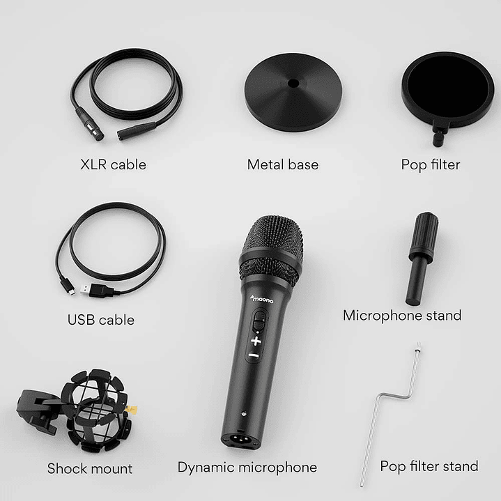 Maono HD300T USB/XLR Dynamic Broadcast Microphone 9