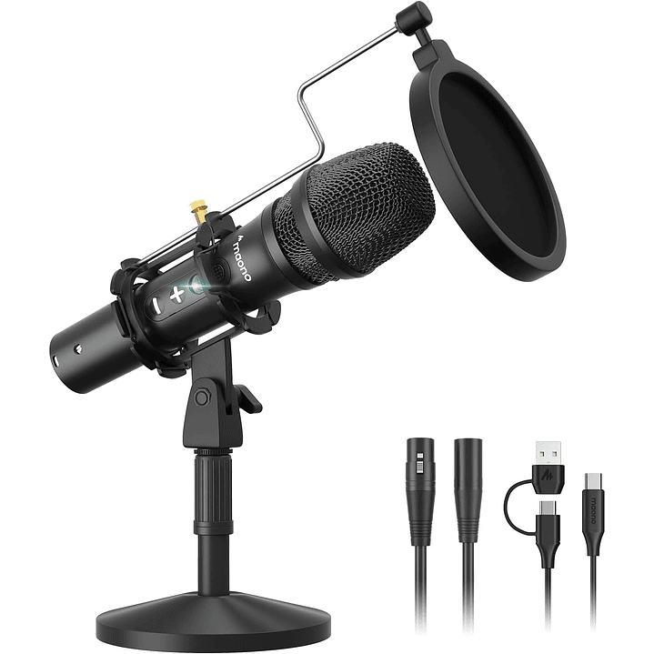 Maono HD300T USB/XLR Dynamic Broadcast Microphone 1