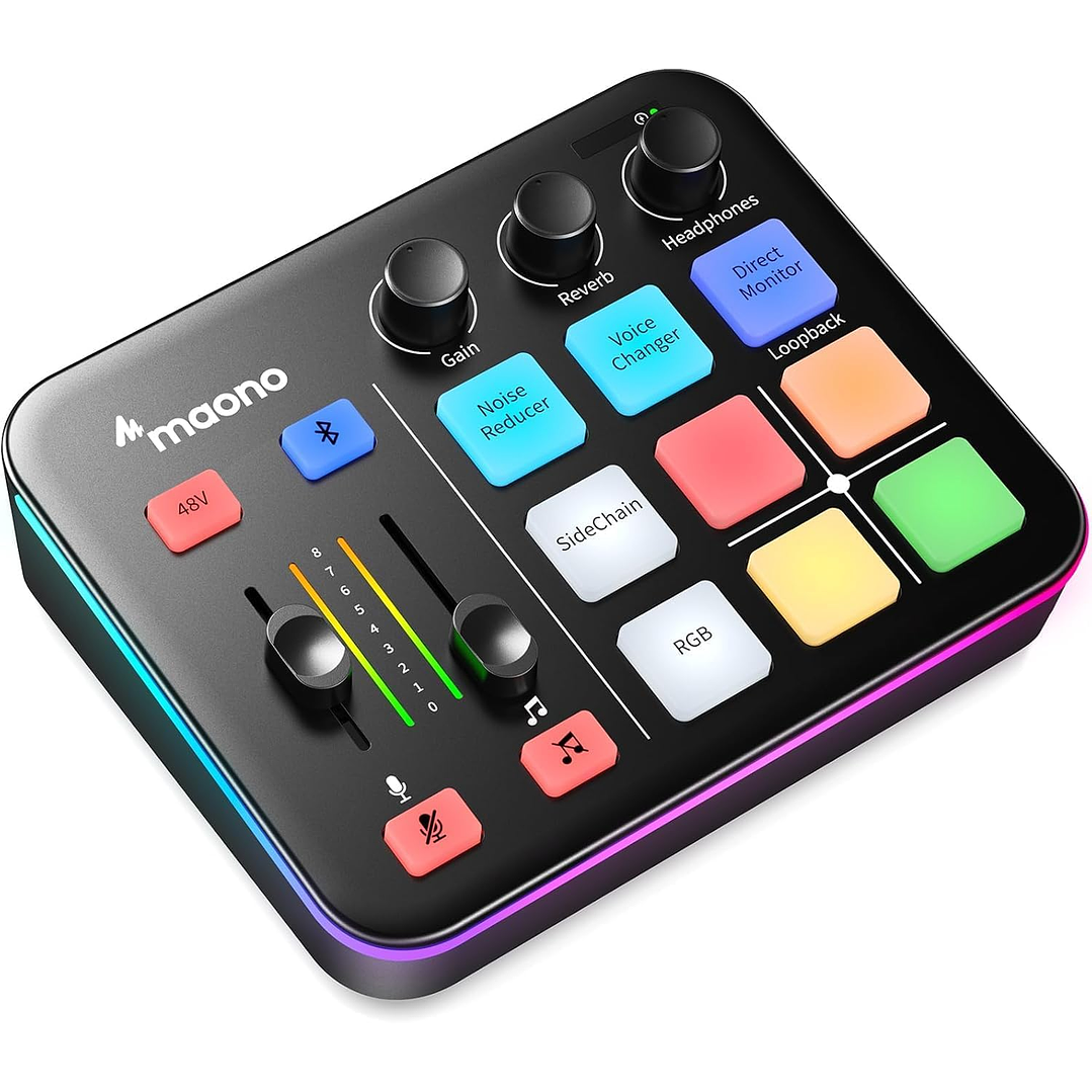 Maono Caster G1 NEO Mesa de Som para Streaming de Jogos 1