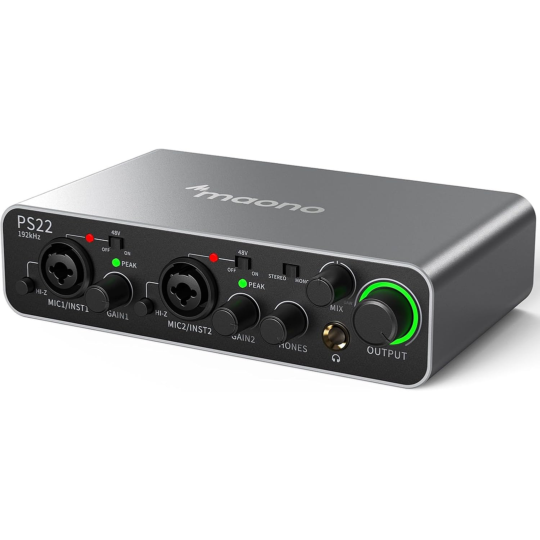Maono PS-22 Interface de áudio 1