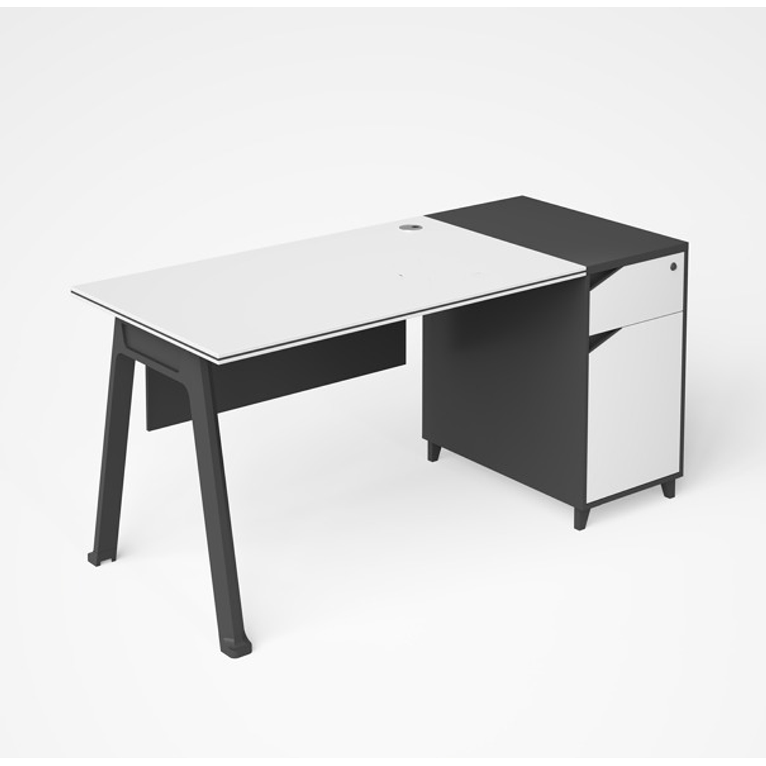 Secretária TR-252 E1 Melamine 25mm Desktop 1