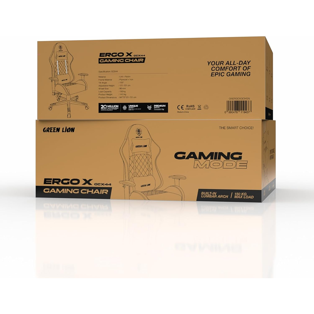 Cadeira Gamer Green Lion ERGO X GCX44 4