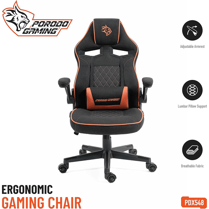 Cadeira Gamer Porodo PDX548 5