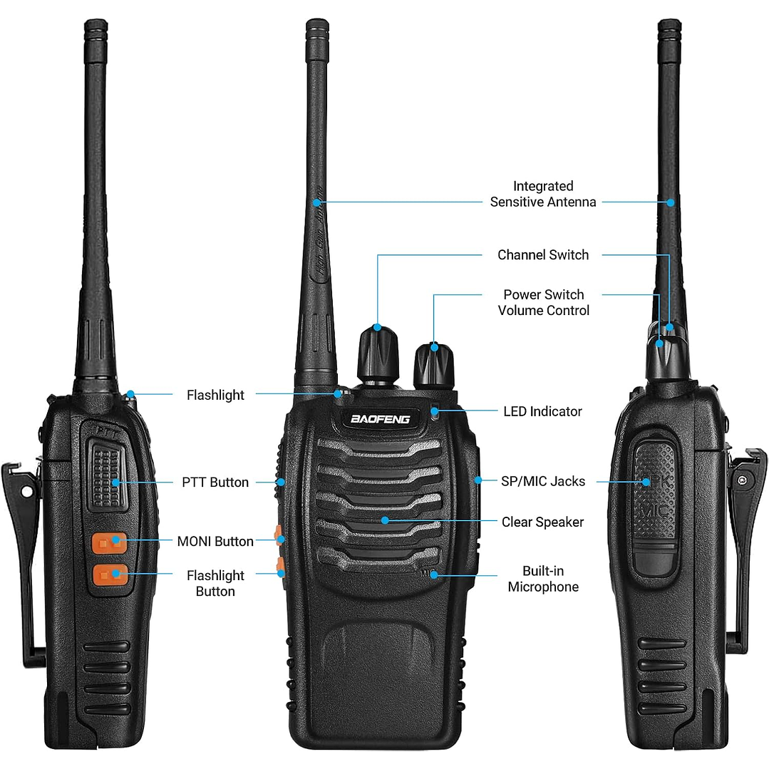Baofeng Walkie Talkies BF-888s 8