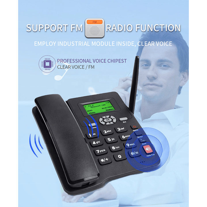 Telefone Fixo GSM Wireless FWP 6588 4
