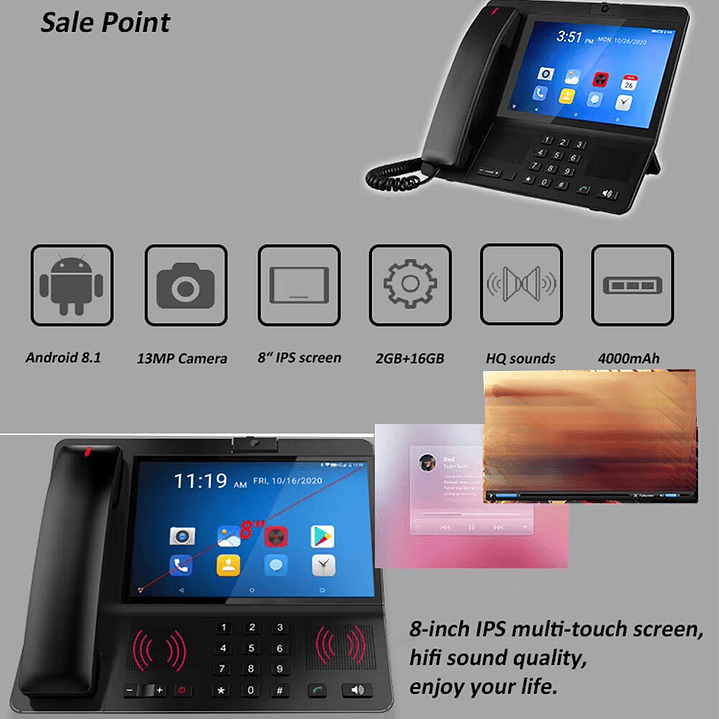 Telefone Fixo ZT9600-DLNA 4G Fixed Wireless Phone 4