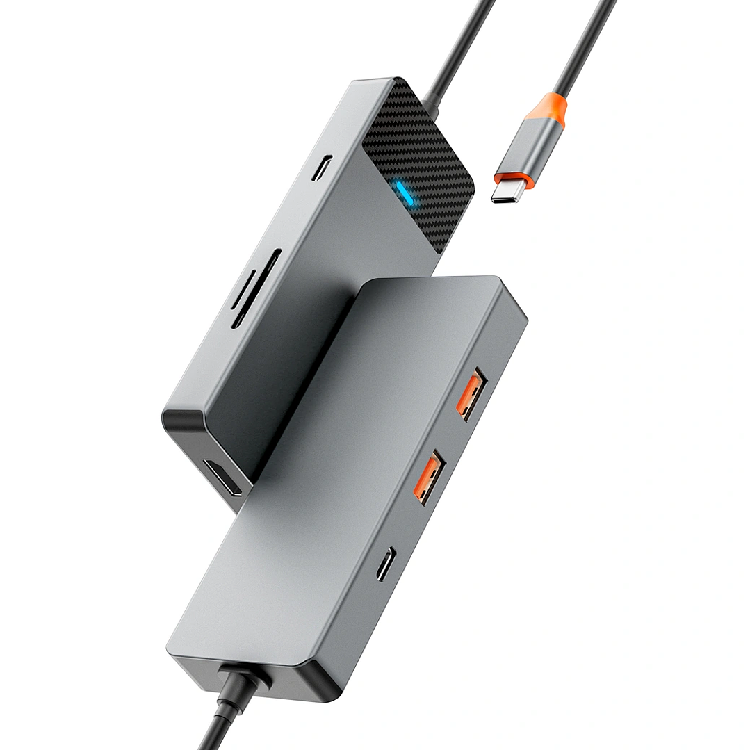 WIWU Linker 721 7 in 1 Type C Hub 3