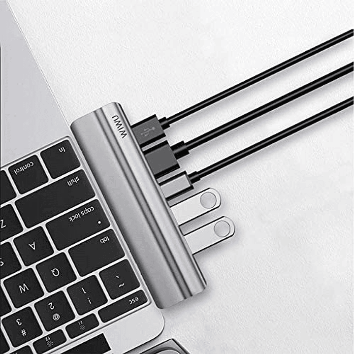 WIWU T9 8 In 1 USB-C Hub Aluminum Alloy Case 3