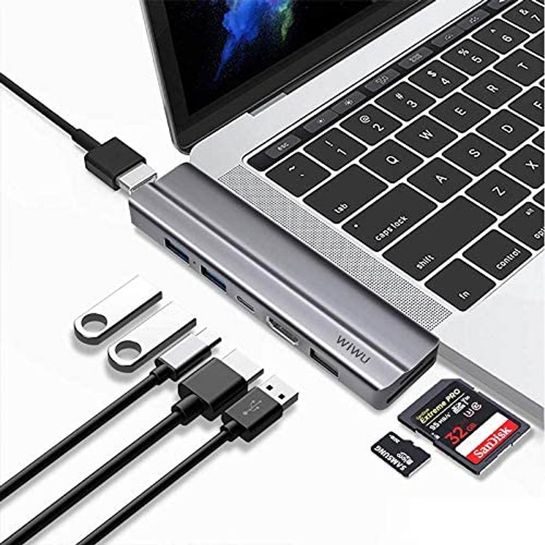WIWU T9 8 In 1 USB-C Hub Aluminum Alloy Case 2