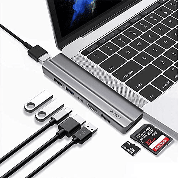 WIWU T9 8 In 1 USB-C Hub Aluminum Alloy Case 2