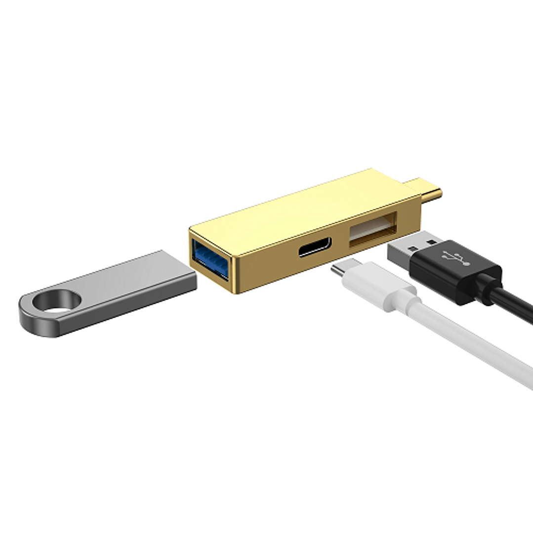 WIWU T02 PRO Type-C to USB Hub 2