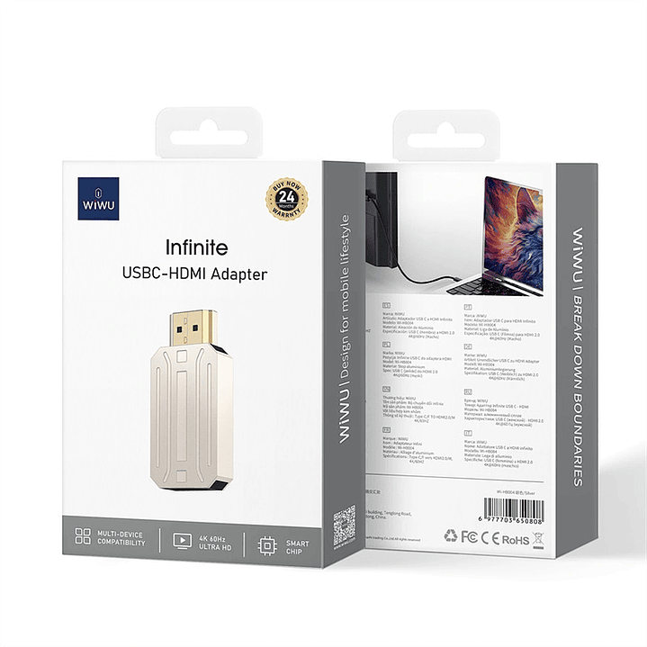 WiWU Infinite USB C to HDMl adapter HB004 7