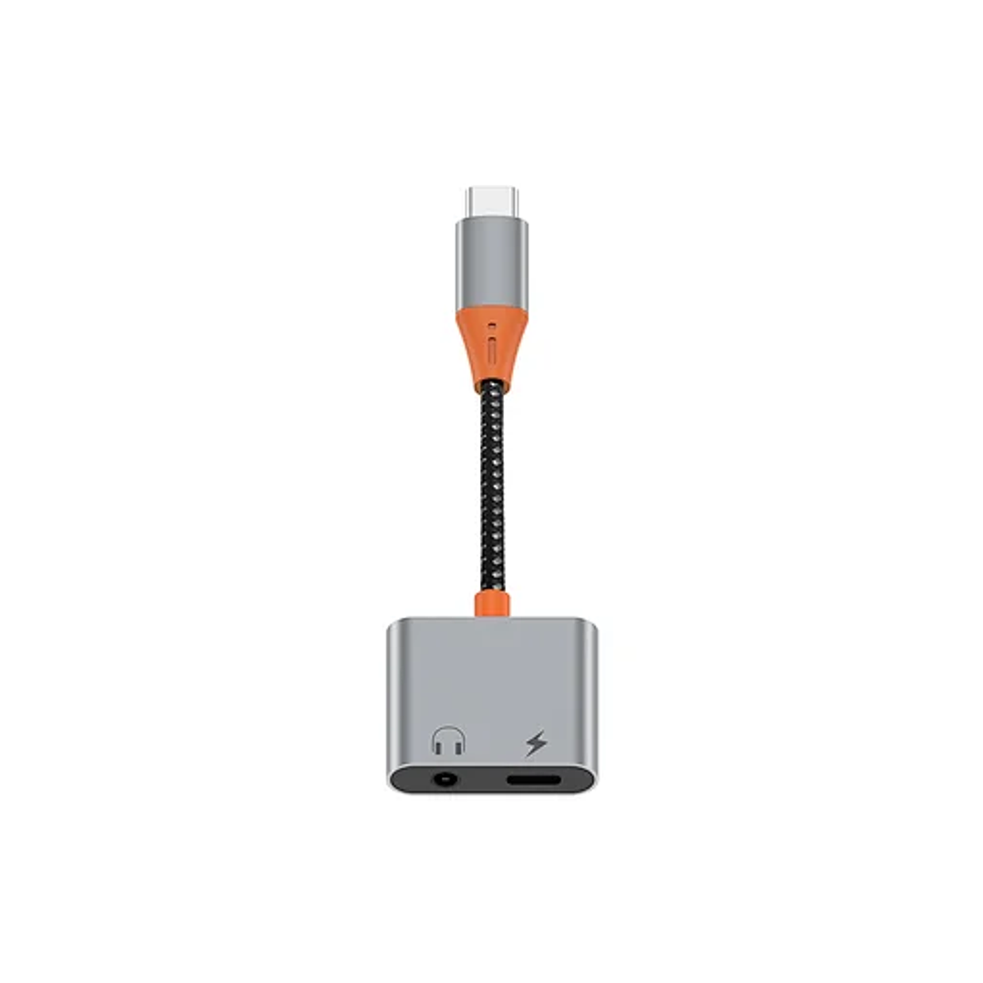 WIWU LT08 Lightning To Lightning & 3.5mm Audio Converter 1