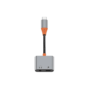 WIWU LT08 Lightning To Lightning & 3.5mm Audio Converter