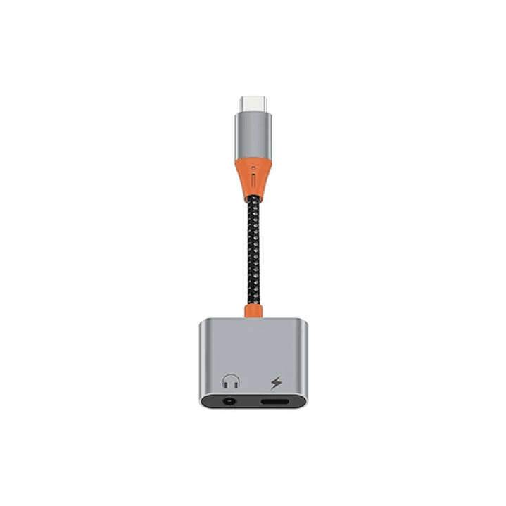 WIWU LT08 Lightning To Lightning & 3.5mm Audio Converter 1