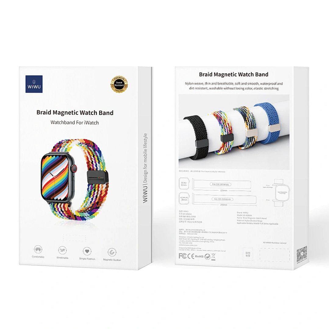 WIWU Braided Magnetic Watch Band for iWatch Wi-WB004 6