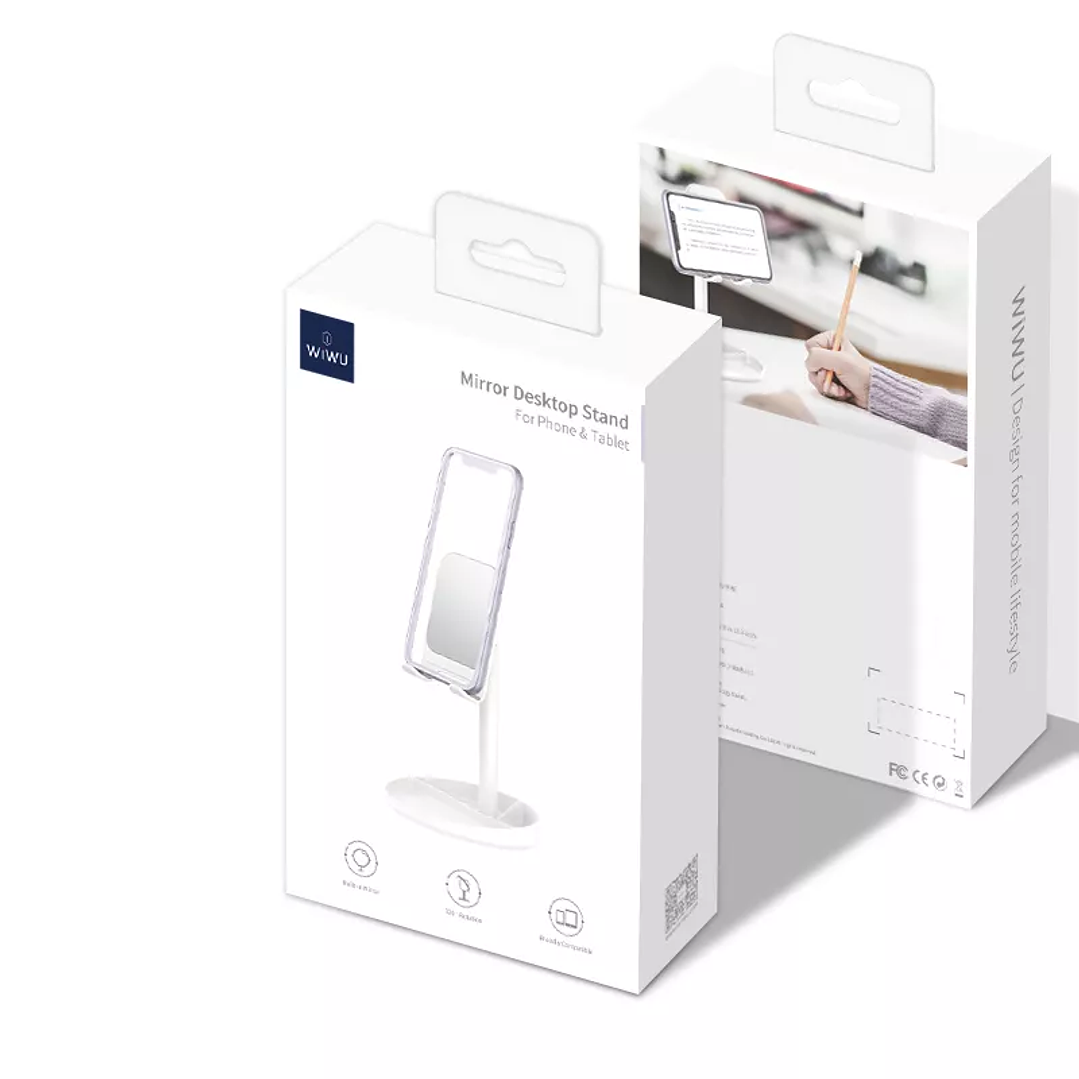 WIWU ZM201 Mirror Phone Desktop Stand Tablet Bracket 4