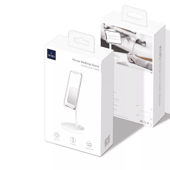 WIWU ZM201 Mirror Phone Desktop Stand Tablet Bracket 4
