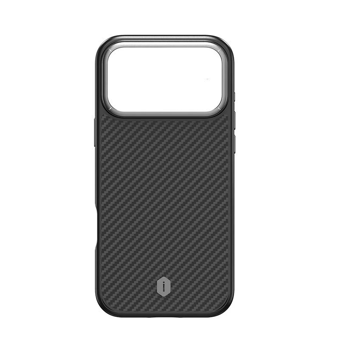 WIWU DCC-205 Aramid Fiber Magnetic Case Soft Touch with Kevlar Shell and Metal Buttons for IP17 Pro 6.3 e 17 Pro Max 6.9 Defense Ultra DCC-205  5