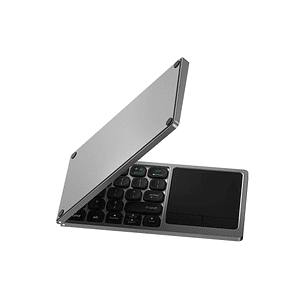 WIWU Wireless Laptop Keyboard 81 keys portable Foldable PC tablet keyboard aluminum alloy keyboard with touch pad FMK-04