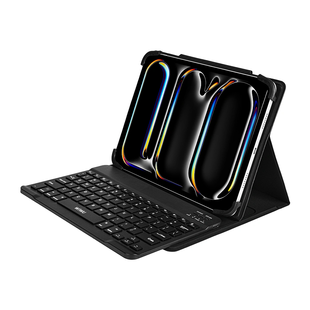 WIWU Universal Tablet Keyboard with Protective Case W-UK001BLK9 1