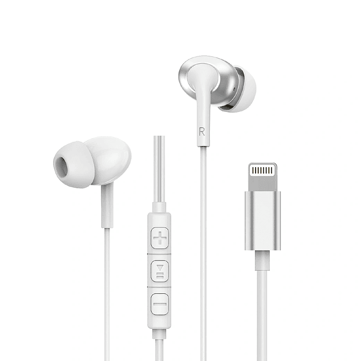 WIWU Lightning Stereo Wired Earbuds EB319 1