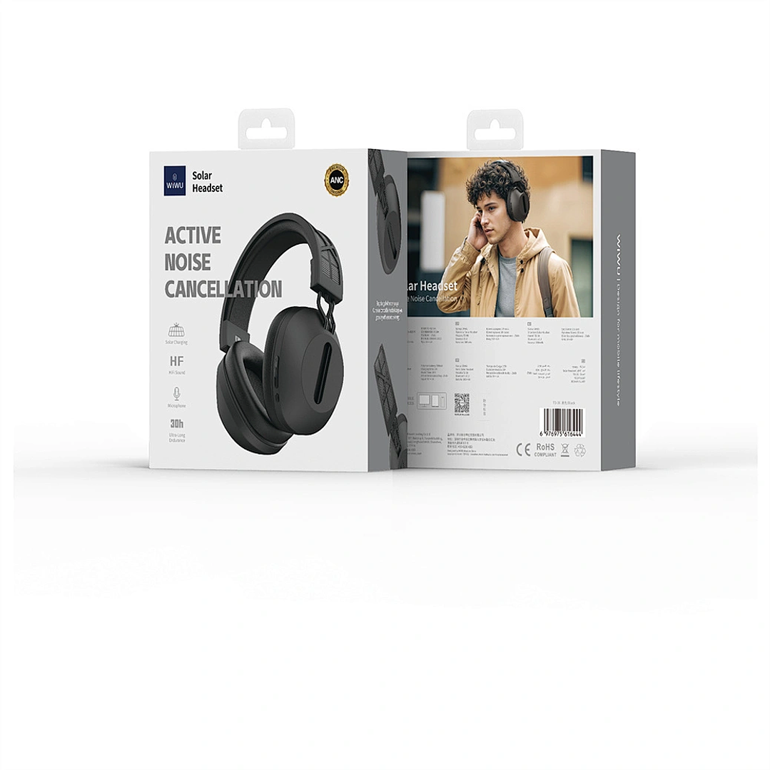 WIWU TD-06 Solar Wireless Headphones  4