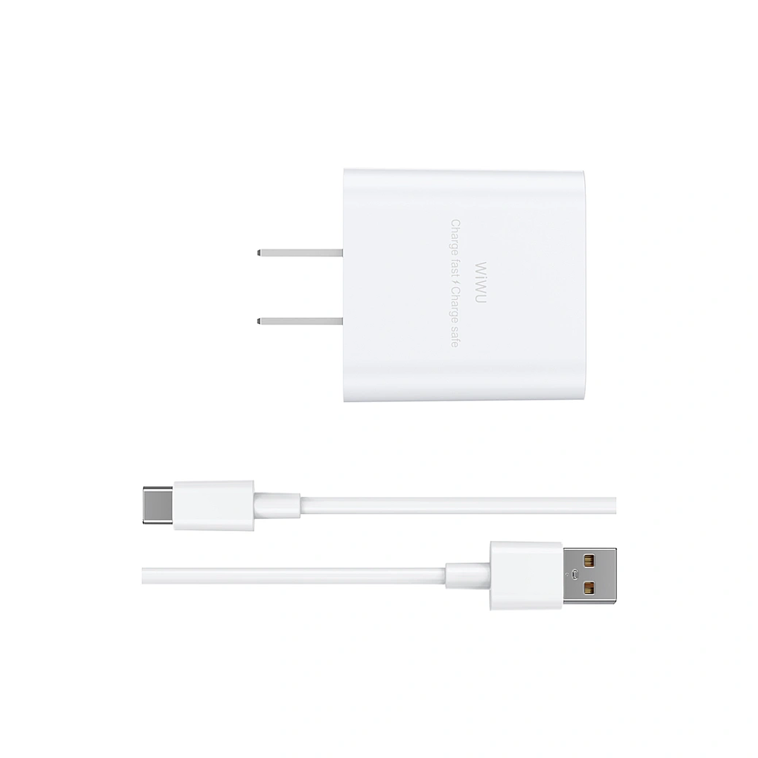 WIWU WiWU 2.4A Essen GaN Fast Charger Combo with A-C cable Wi-G023 A-C  1