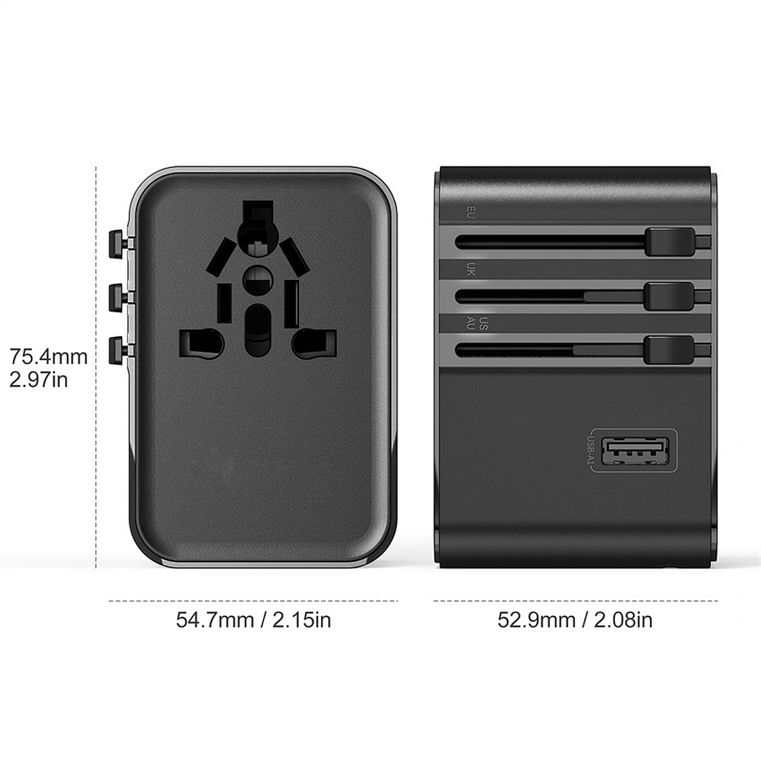 WIWU 45W GaN Universal Plug Adapter 2C+2*USB Wi-UA006 14