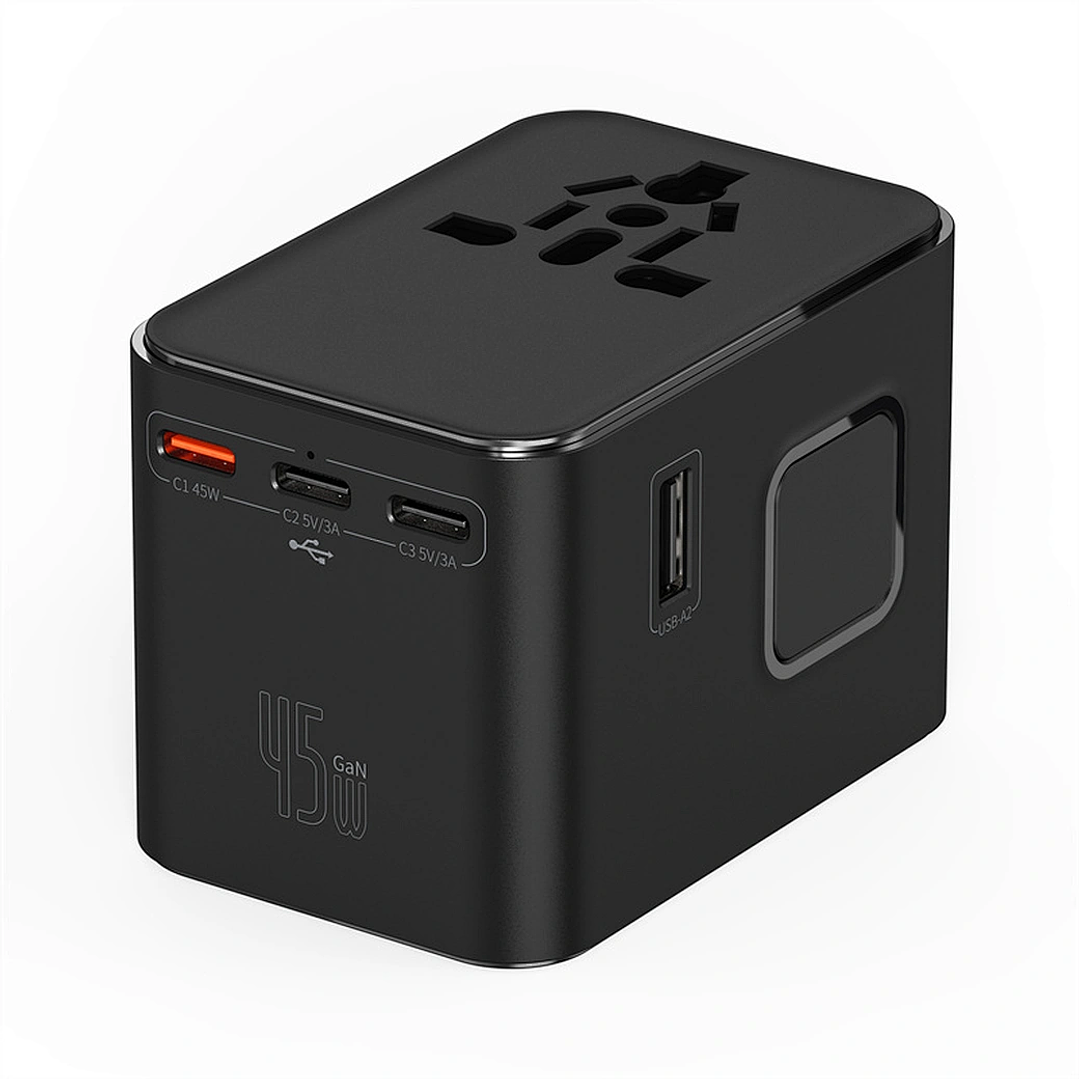 WIWU 45W GaN Universal Plug Adapter 2C+2*USB Wi-UA006 13